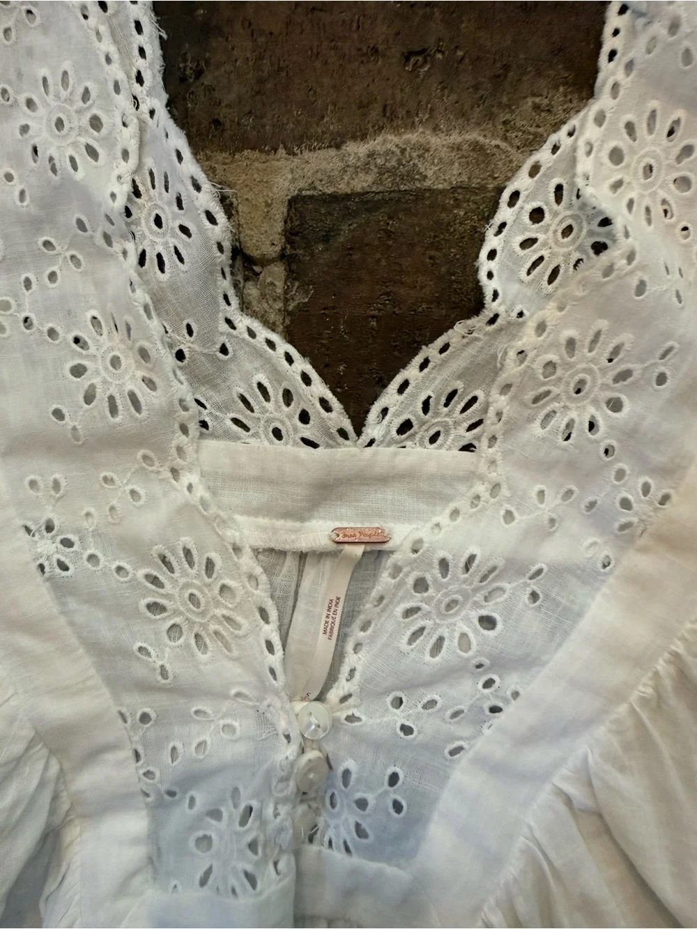 Free People lightweight white